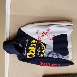 Coca Cola Novelty Hooded Sweatshirt Size 2XL